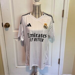 New!! Men’s Adidas Real Madrid 24/25 Soccer Jersey World Cup Sz L